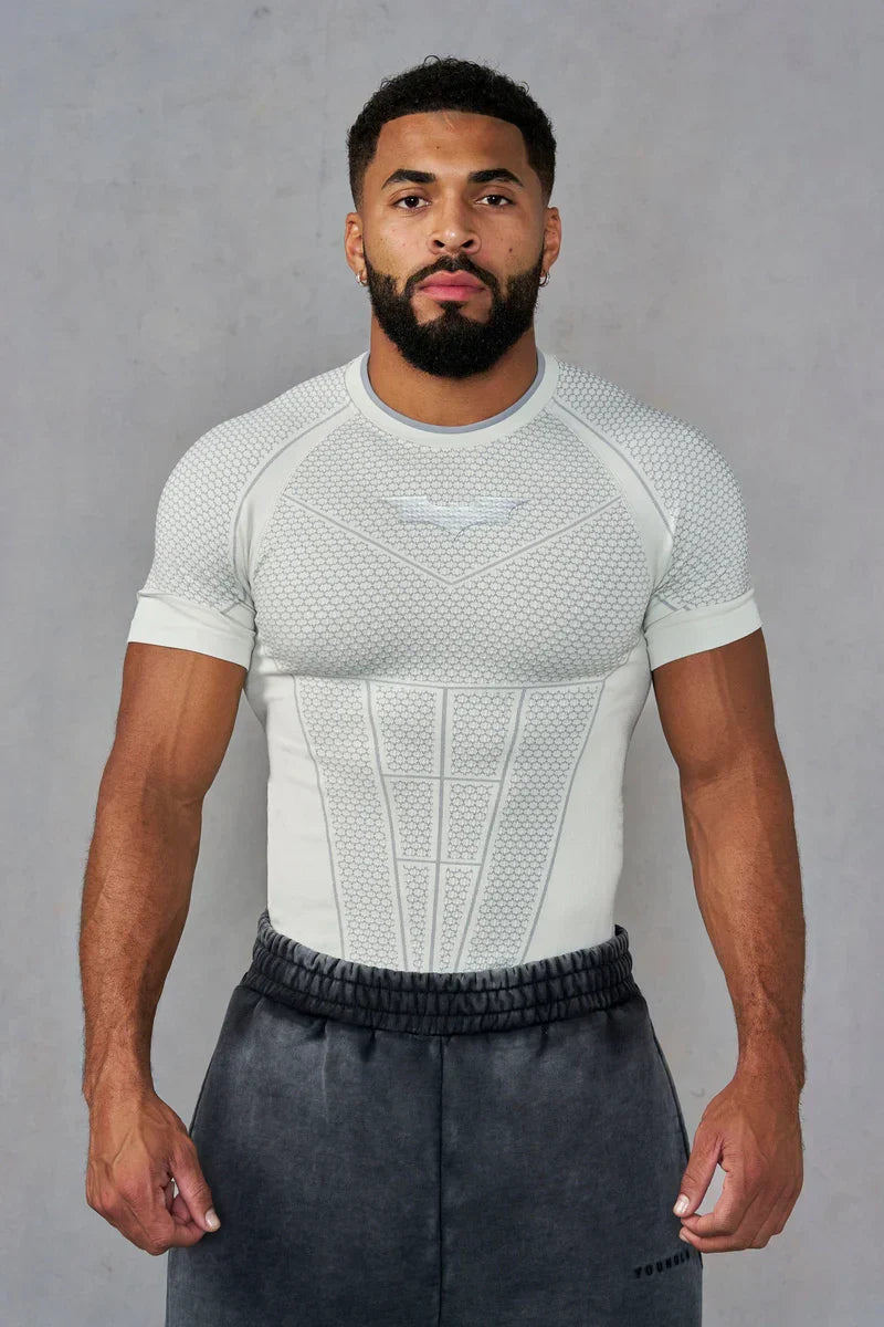 Batman Compression Tee – Off White