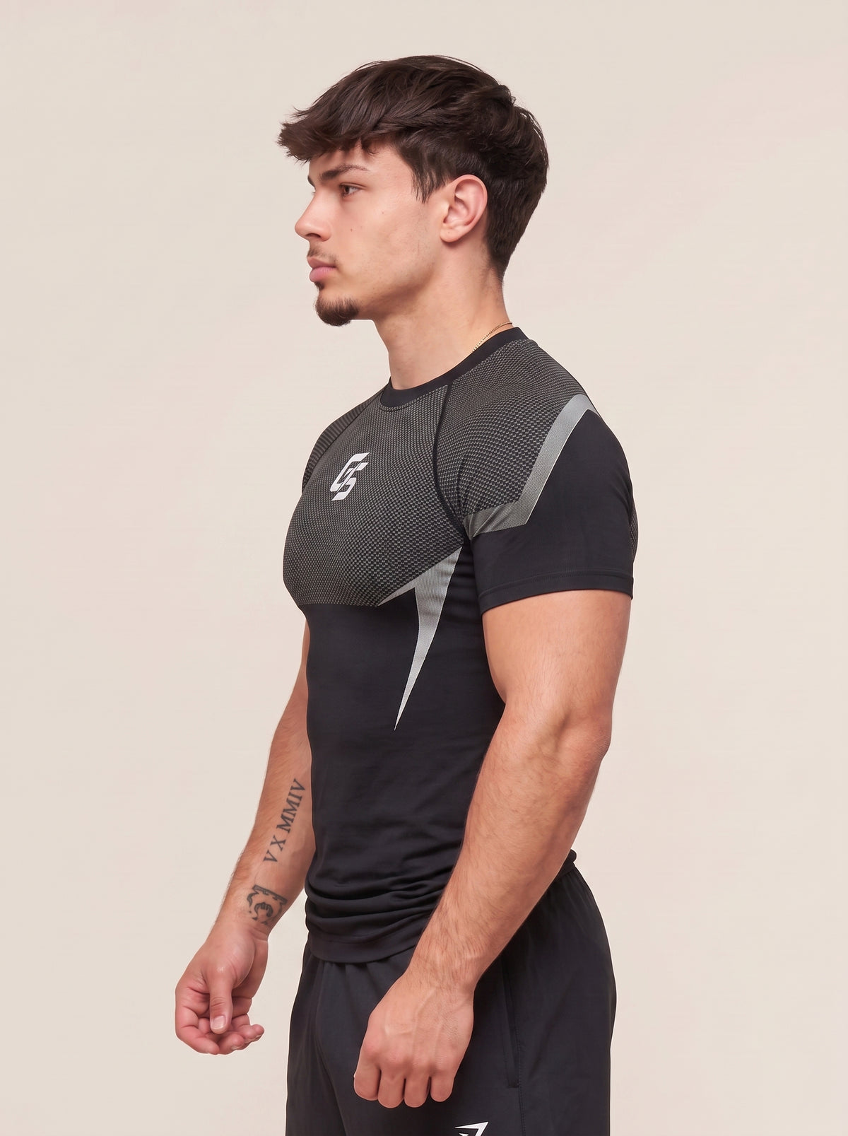 Onyx Seamless Compression Light Grey