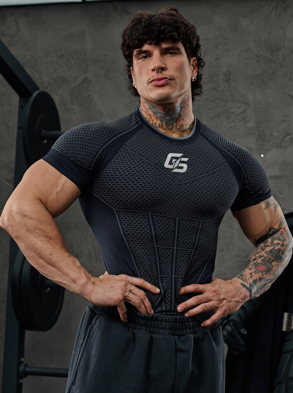 Batman Compression Tees Black