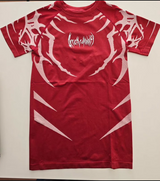 Divinity Doom tech Red White short sleeve compression
