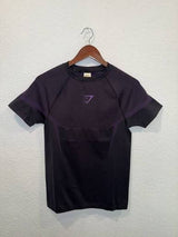 Onyx 5.0 Seamless Compression Tee-Black/Purple